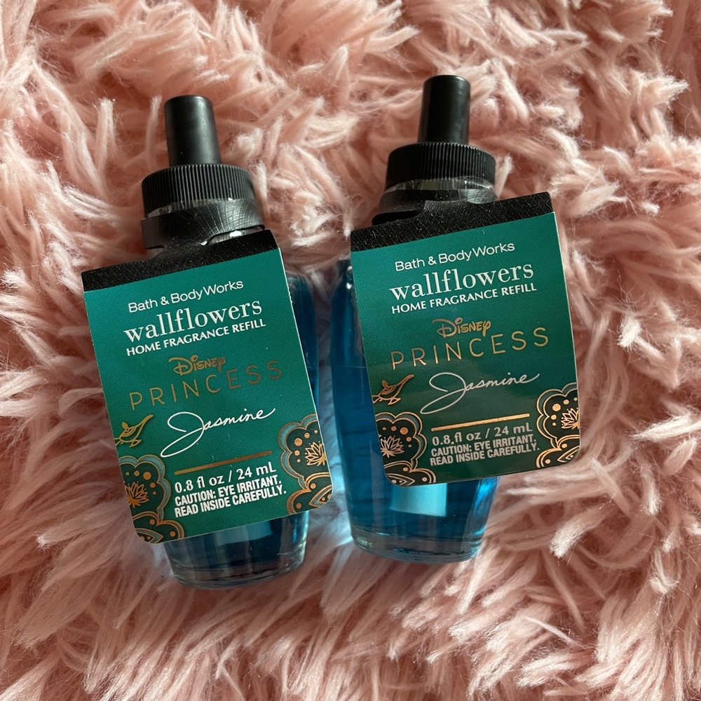 BNWT Bath & Body Works Disney Princess Jasmine Wallflower Refills-Set of 2